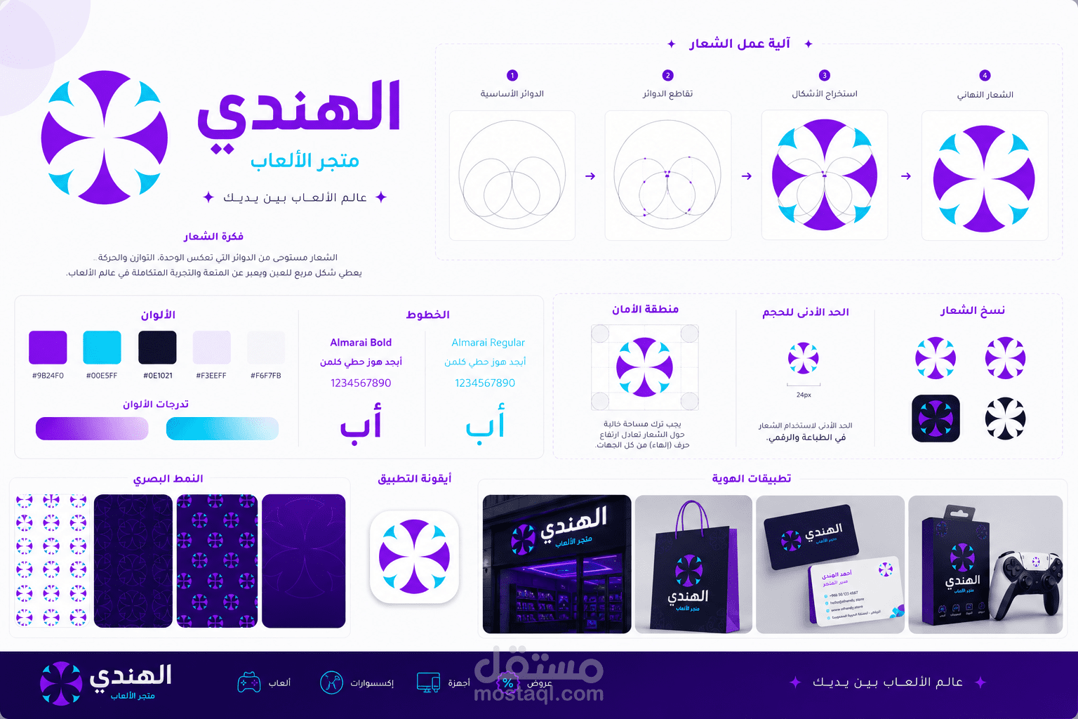 تصميم هوية بصرية كاملة