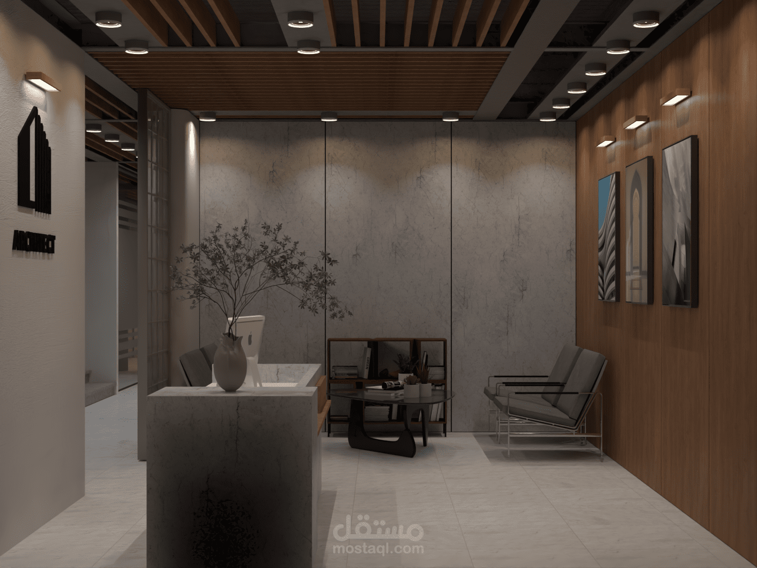 تصميم داخلي | تصميم مقر شركة هندسية