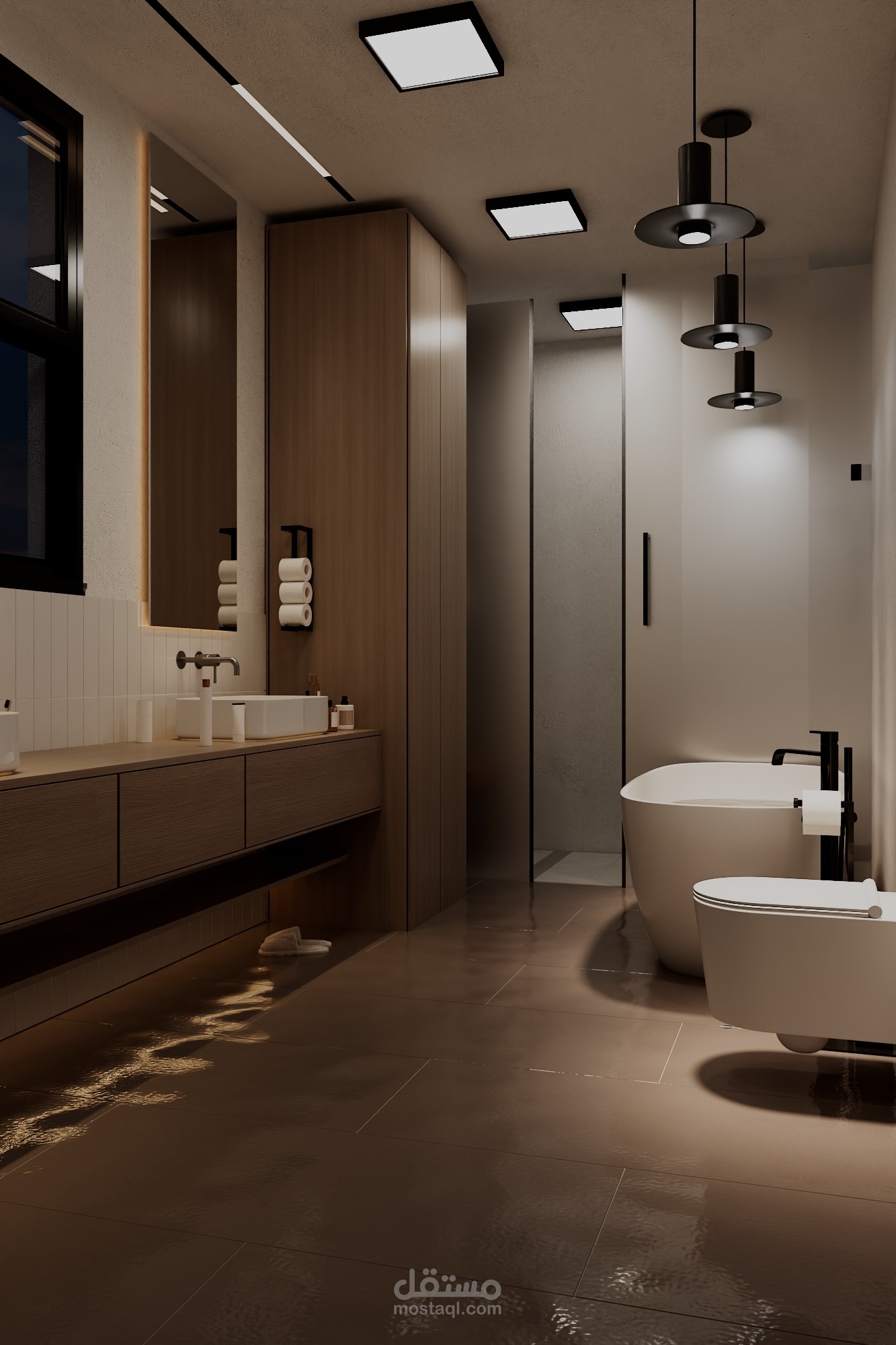 تصميم داخلي | تصميم حمام ماستر