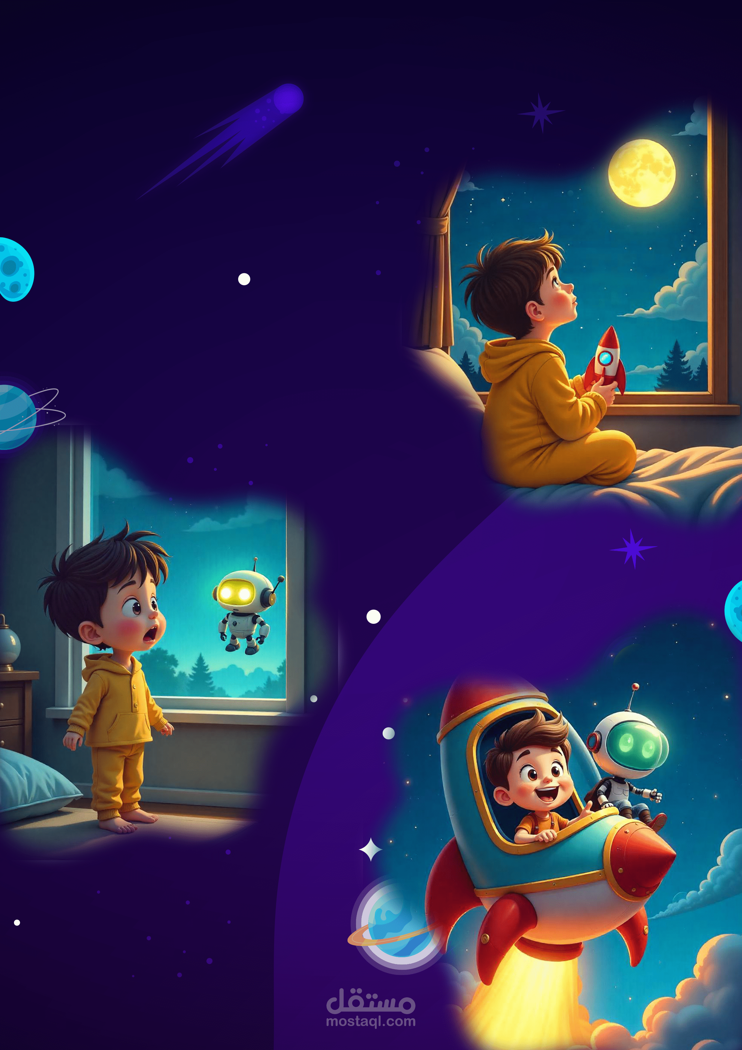Children Story Design | AI Cartoon Illustration