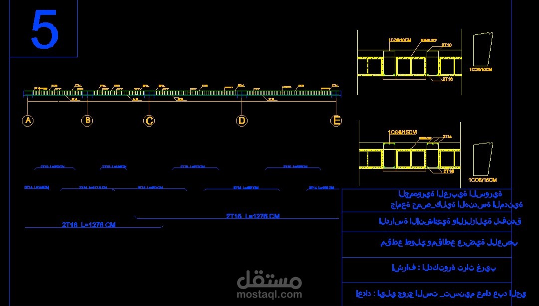 لوحات على برنامج الأوتوكاد