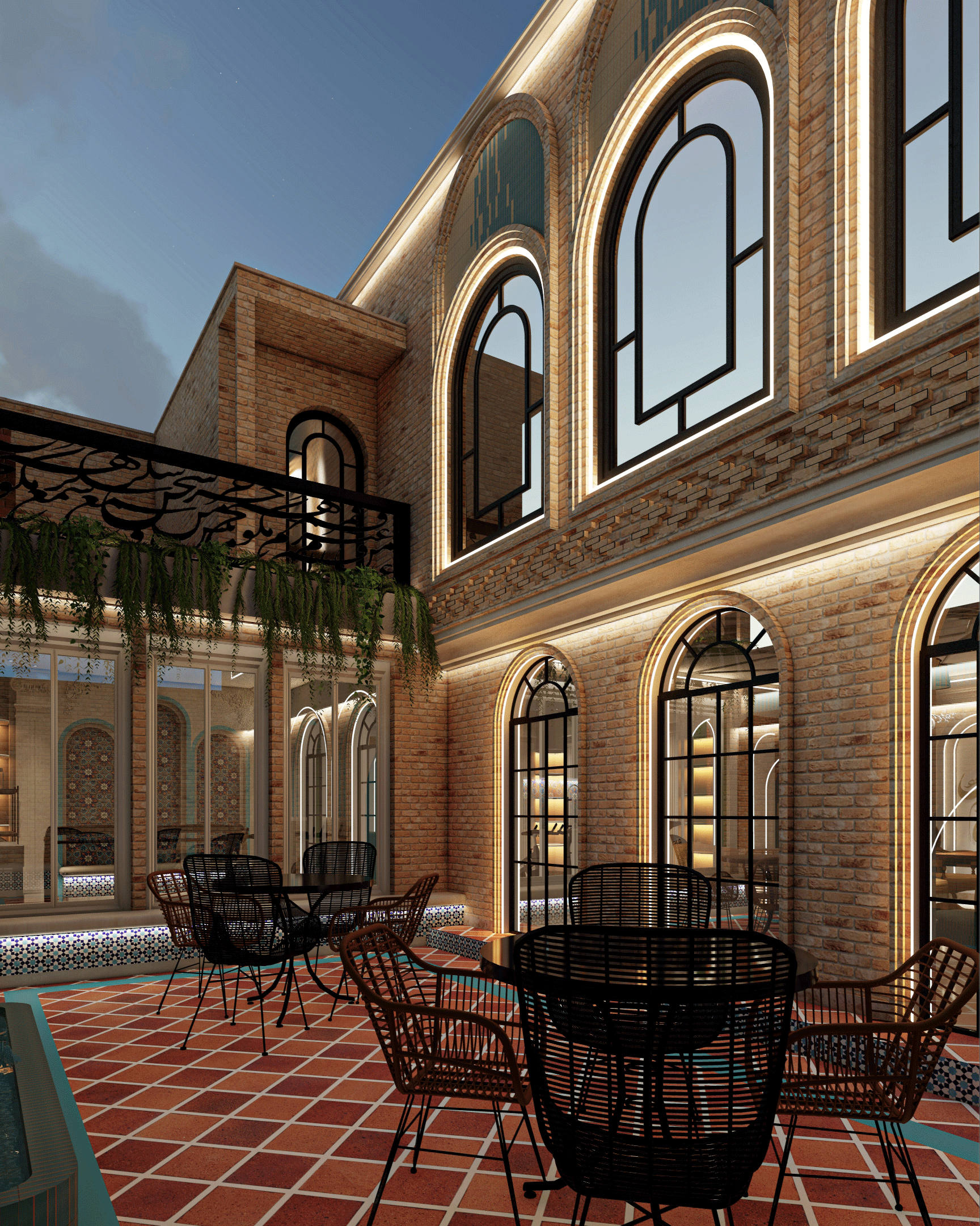 Interior design and modeling, and a combination of traditional and modern exteriors