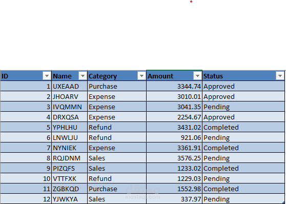 تنظيف وتنظيم البيانات المحاسبية