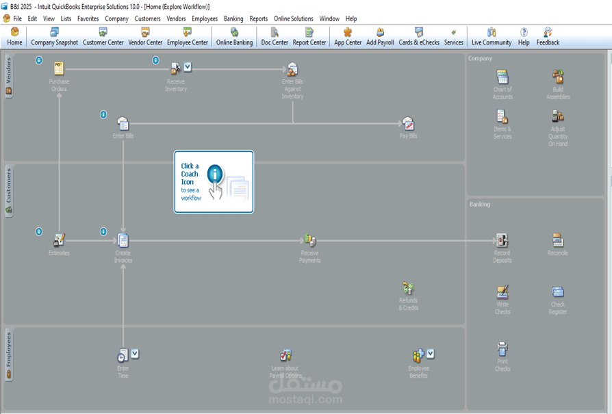 أمساك دفاتر  -  QuickBooks Solutions