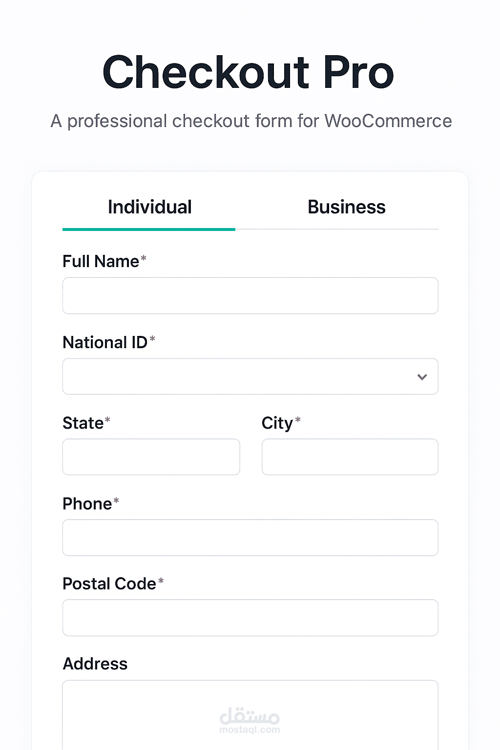 WooCommerce Payment Fields Edit Plugin