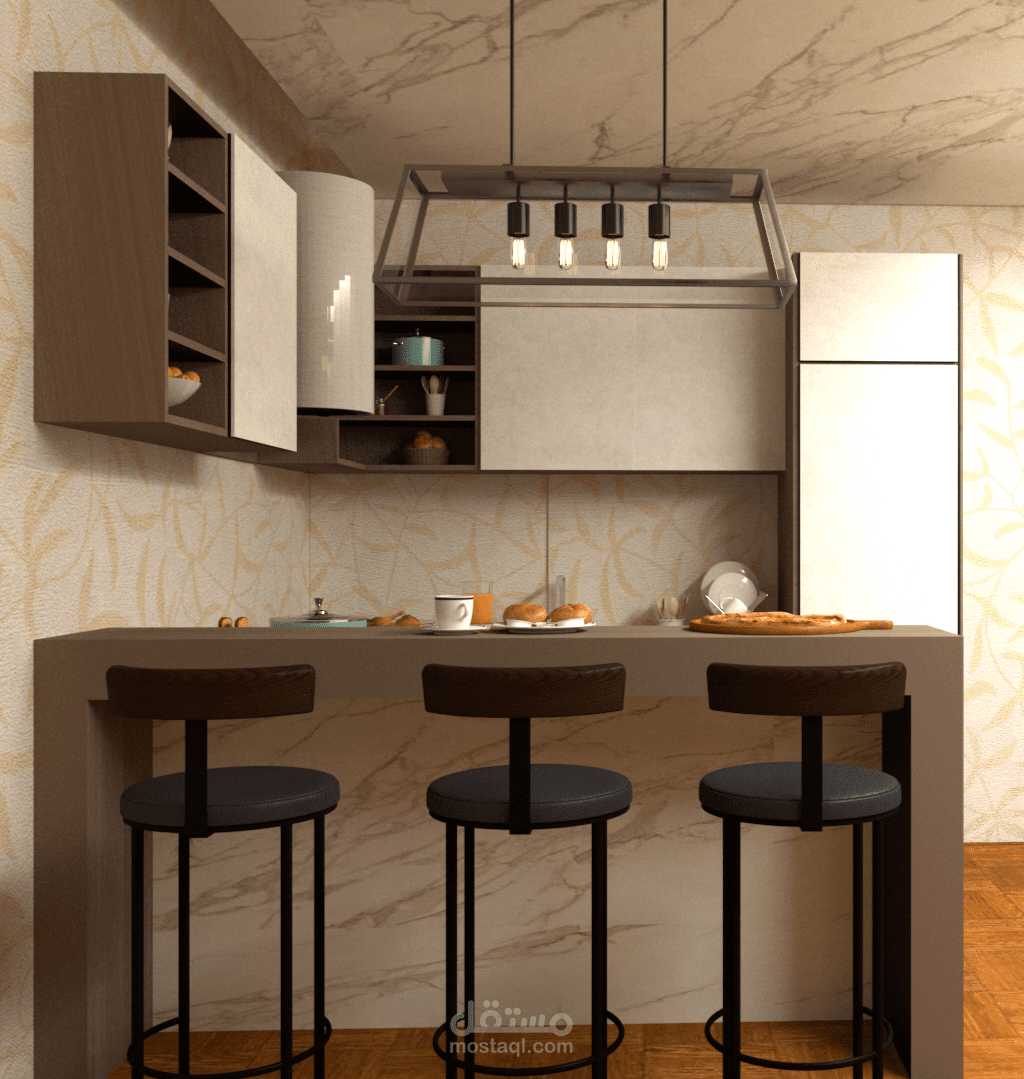 مشروع تصميم مطبخ