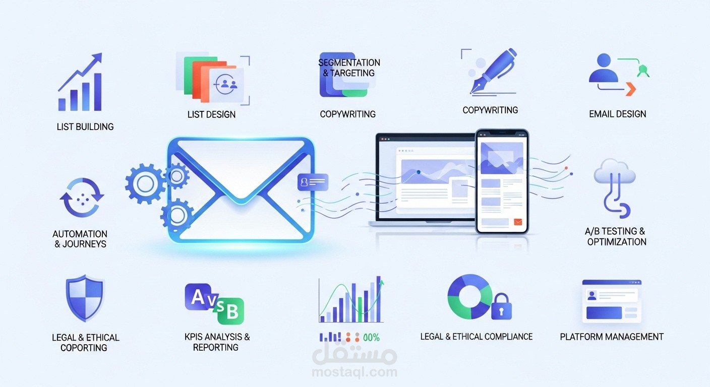 كتابة إيميل تسويقي يحوّل الإيميلات لمصدر مبيعات ثابت