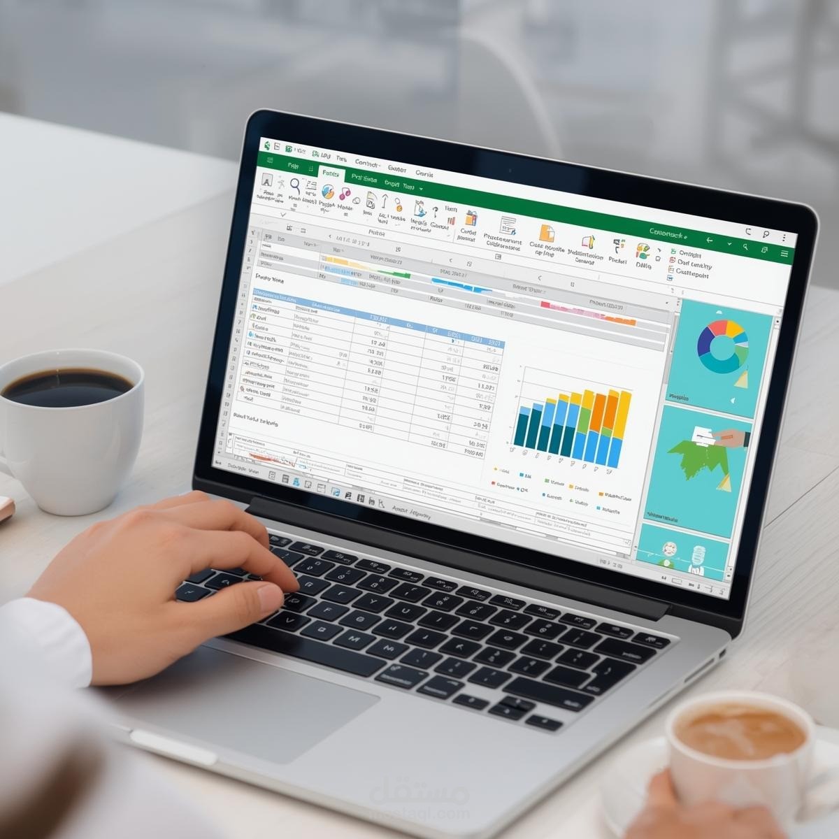 ادخال بيانات متكاملة وتنسيق احترافي باستخدام دوال الاكسيل