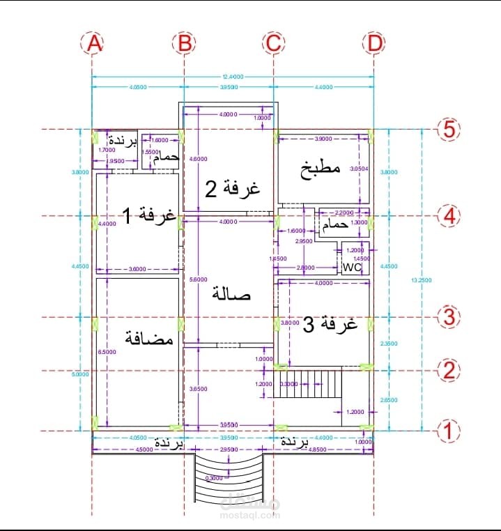 تصميم مخطط منزل بحرفية وجمالية