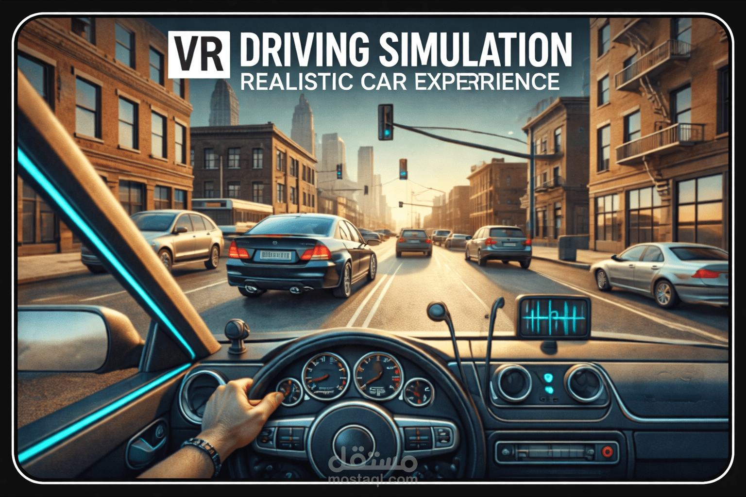 VR Driving Simulator with AI Traffic System