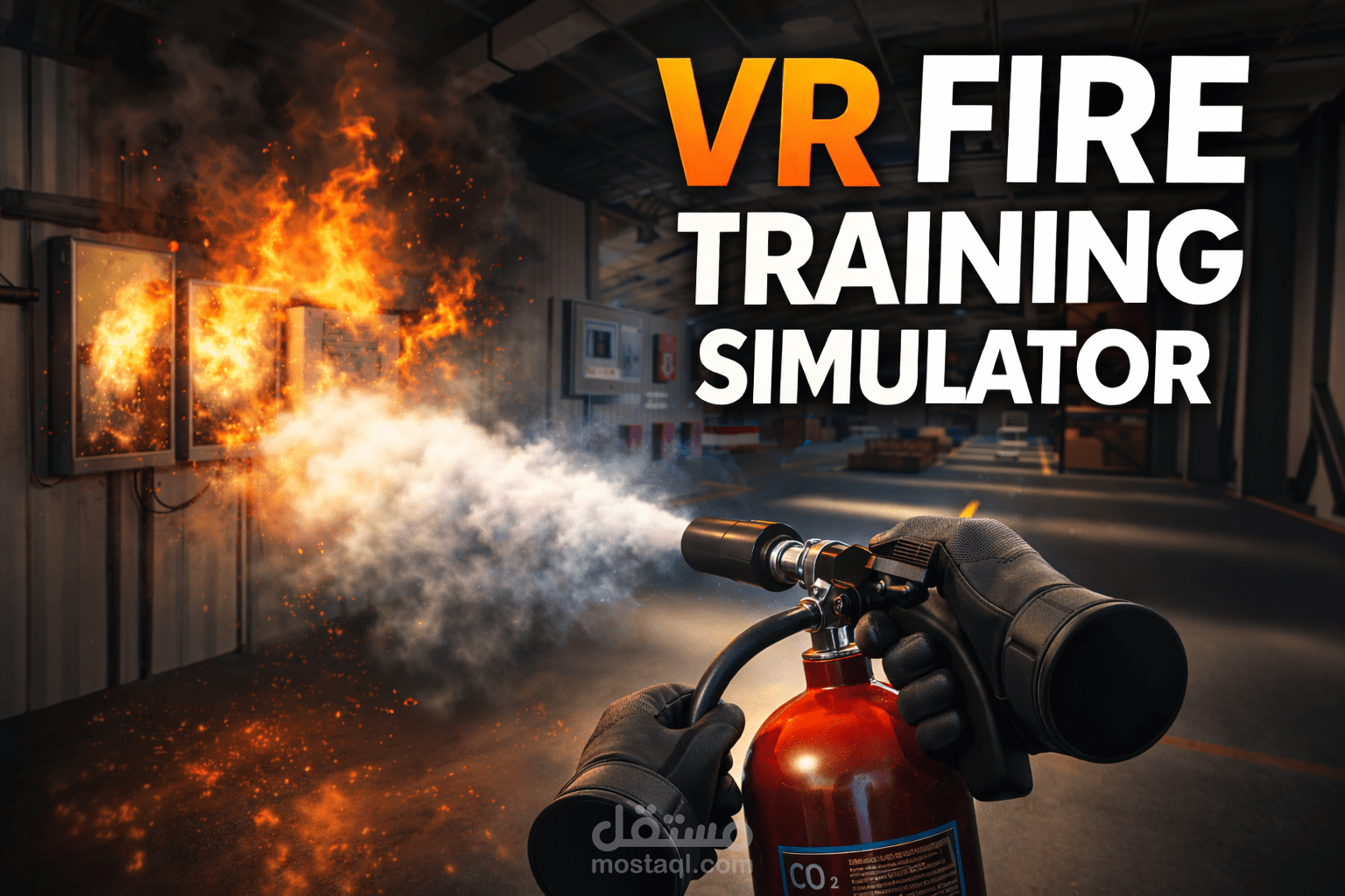VR Fire Safety Training Simulator with AI-Based Fire Scenarios