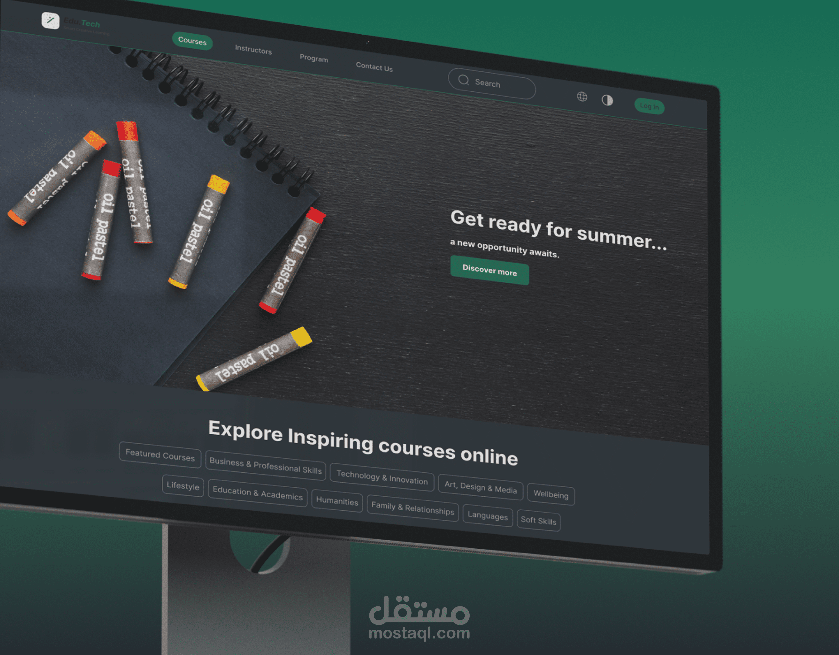 Edu.Tech - E- learning platform - منصة تعليم الكتروني