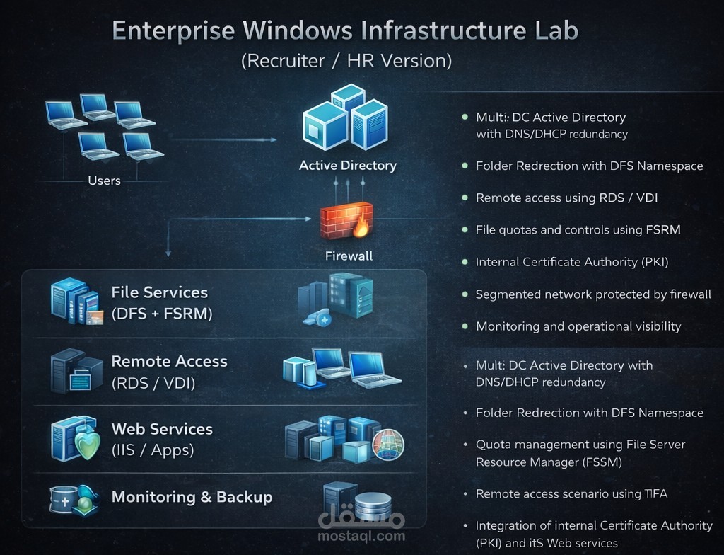 DHCP, DNS & Remote Access Setup