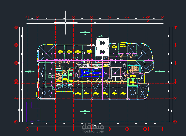 إعداد مخطط معماري لأحد المولات التجارية – سيام مول، السادس من أكتوبر