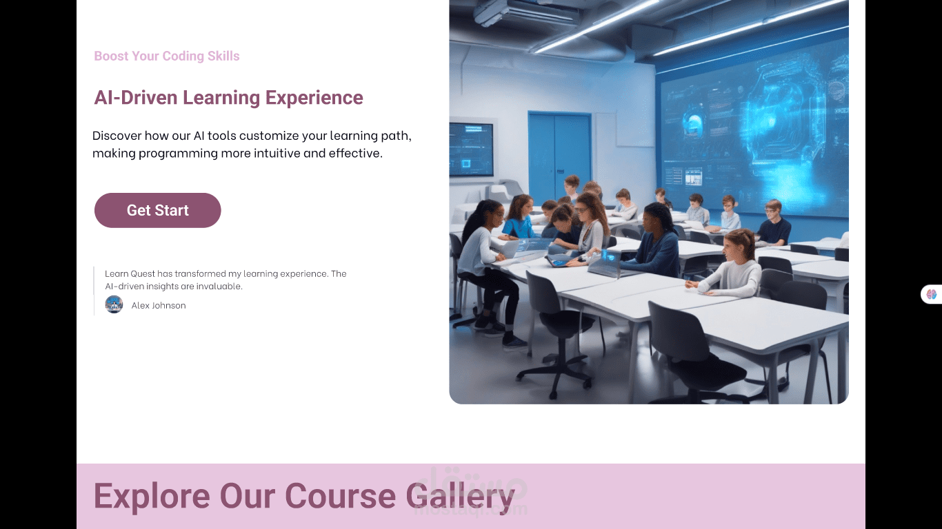 Platform For Courses and Chat Bot for help students