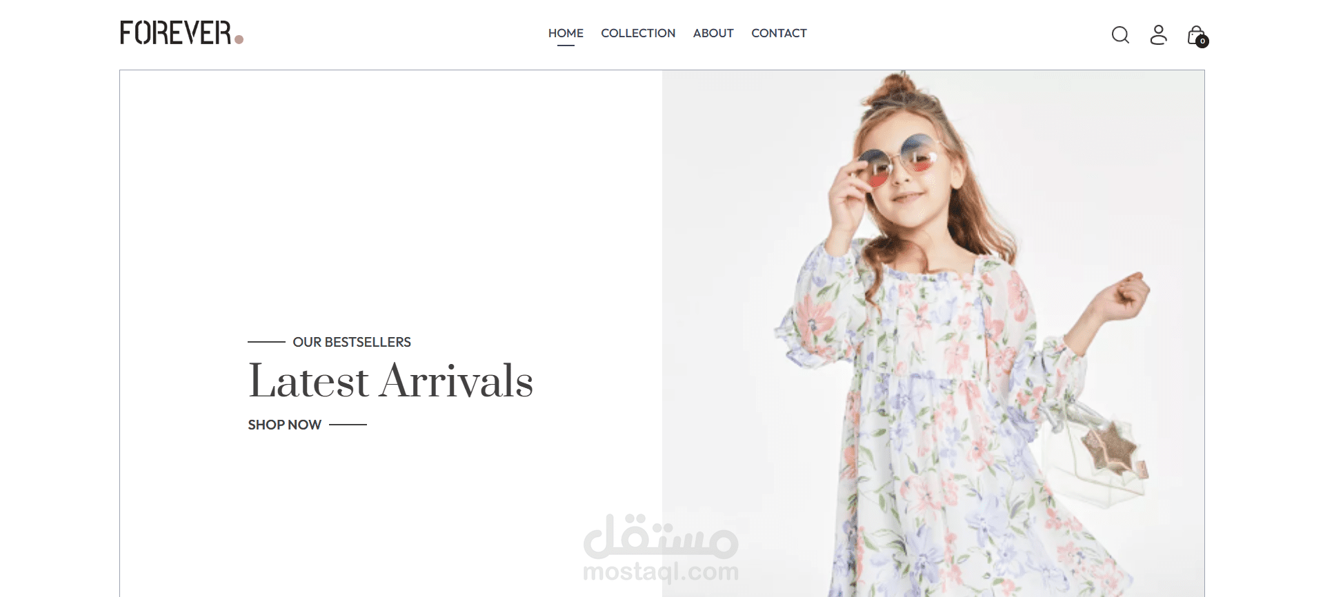 Develop a Fashion E-Commerce Website – FOREVER
