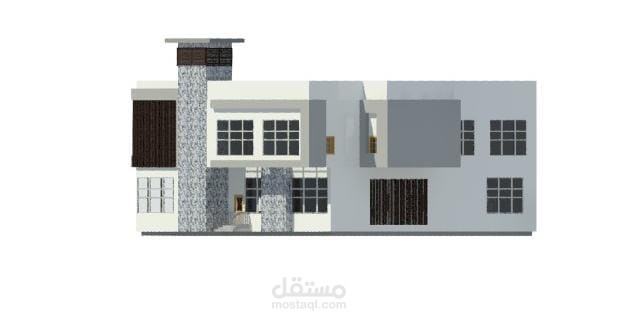 تصميم فيلا باستخدام برنامج الريفيت
