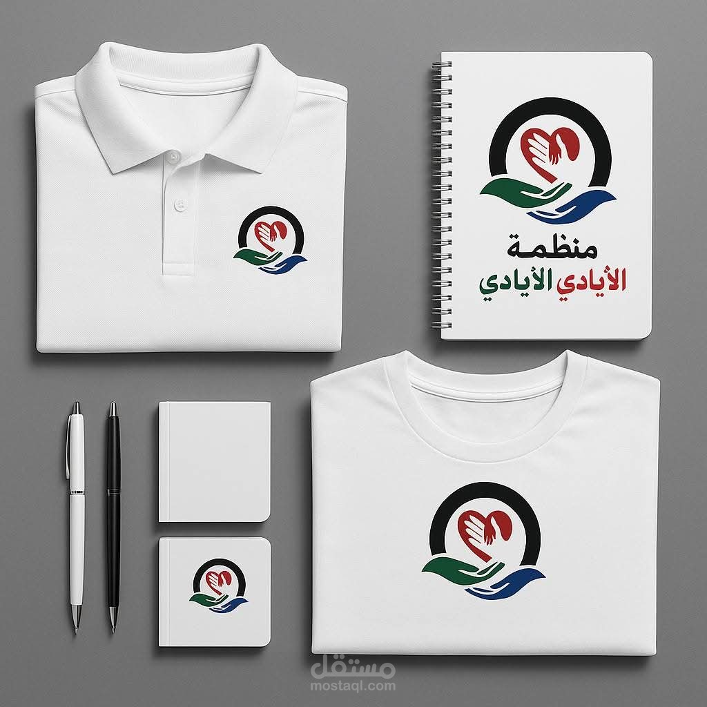 تصميم كامل لمنظمة الأيادي الخيرية في مدينة شندي