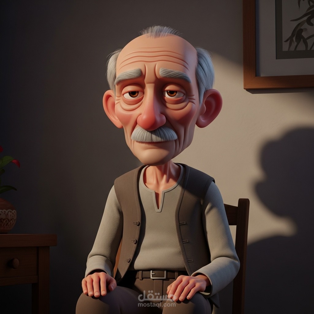 عرض جزء من فيلم كرتوني قمت بتصميمه