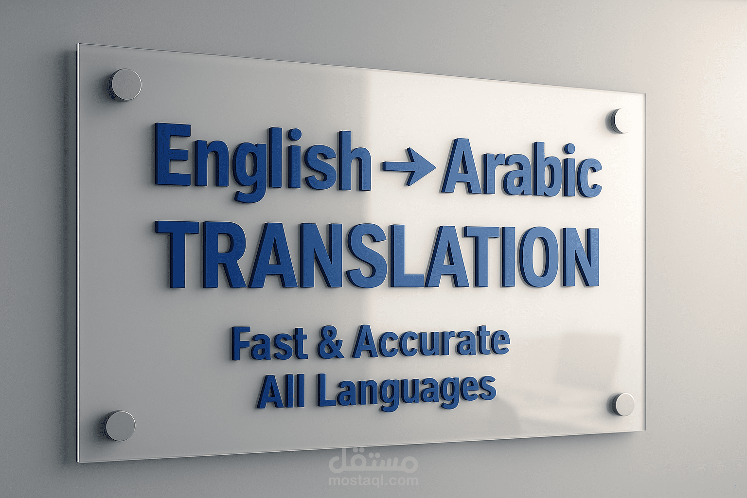 ترجمة احترافية من العربية إلى الفرنسية / الإنجليزية