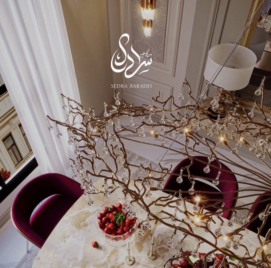 تصميم داخلي فاخر لغرفة طعام