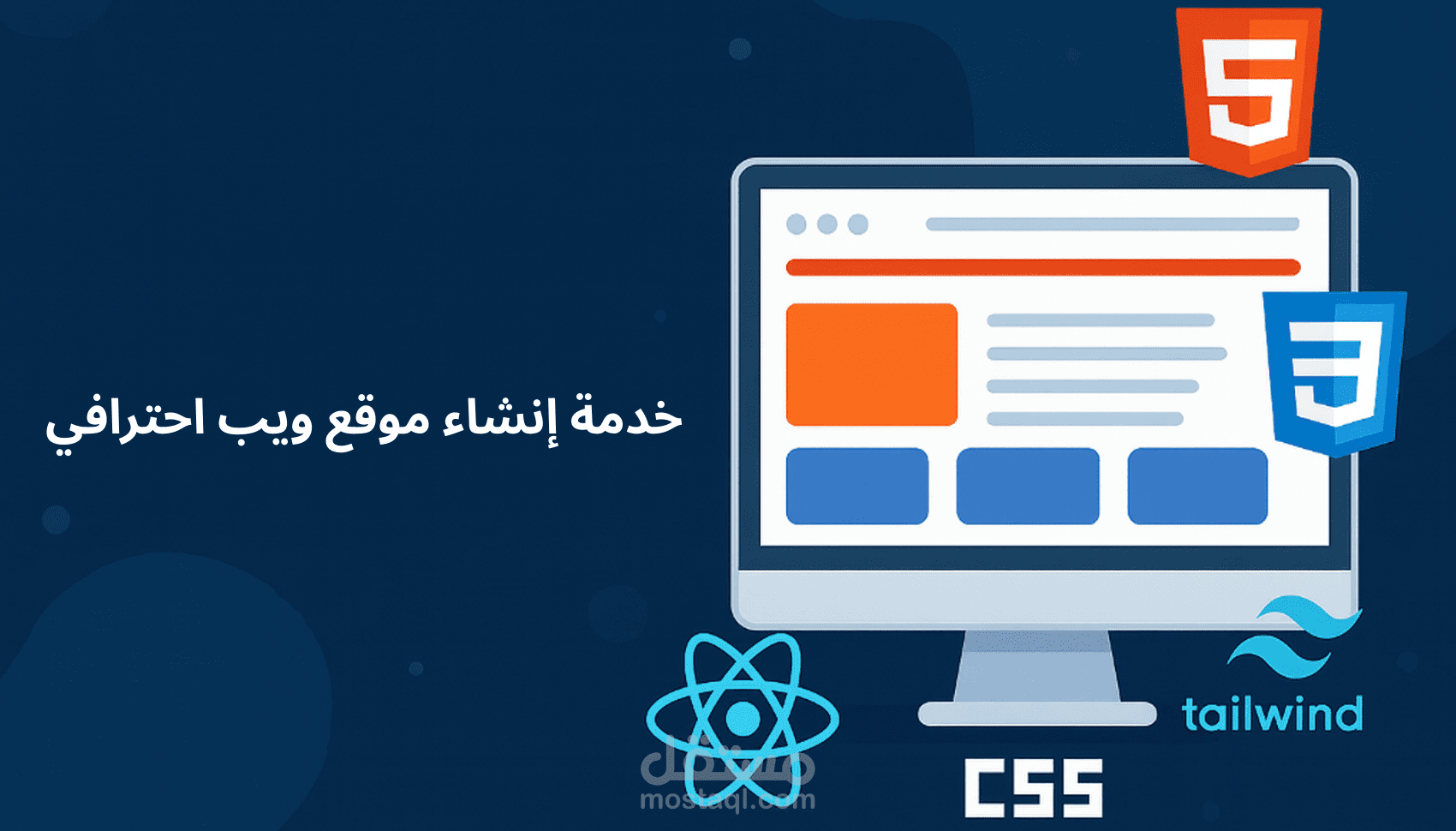 إنشاء موقع ويب احترافي سريع ومتجاوب