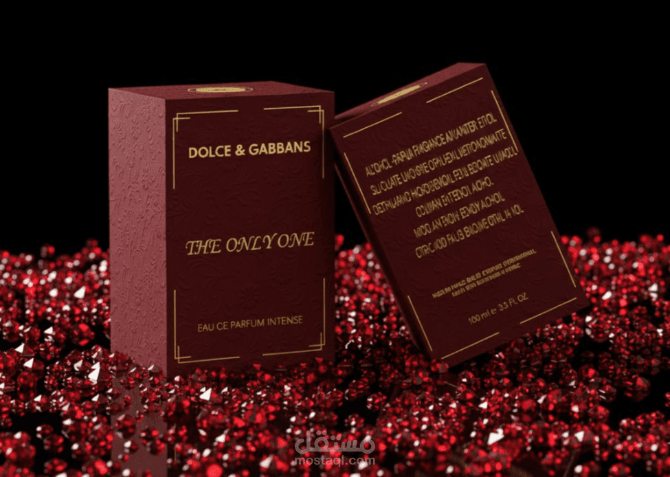 تصميم Packaging// احترافي لعطر "The Only One" برؤية ملكية.