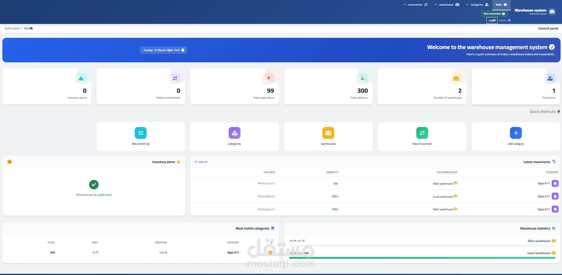 Warehouse Management System