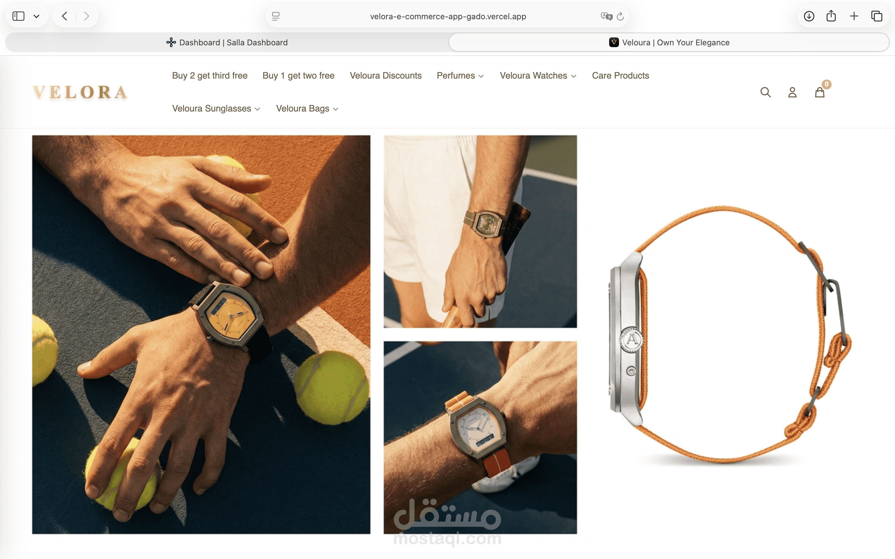 Veloura E-commerce Website – Angular UI / Frontend Development