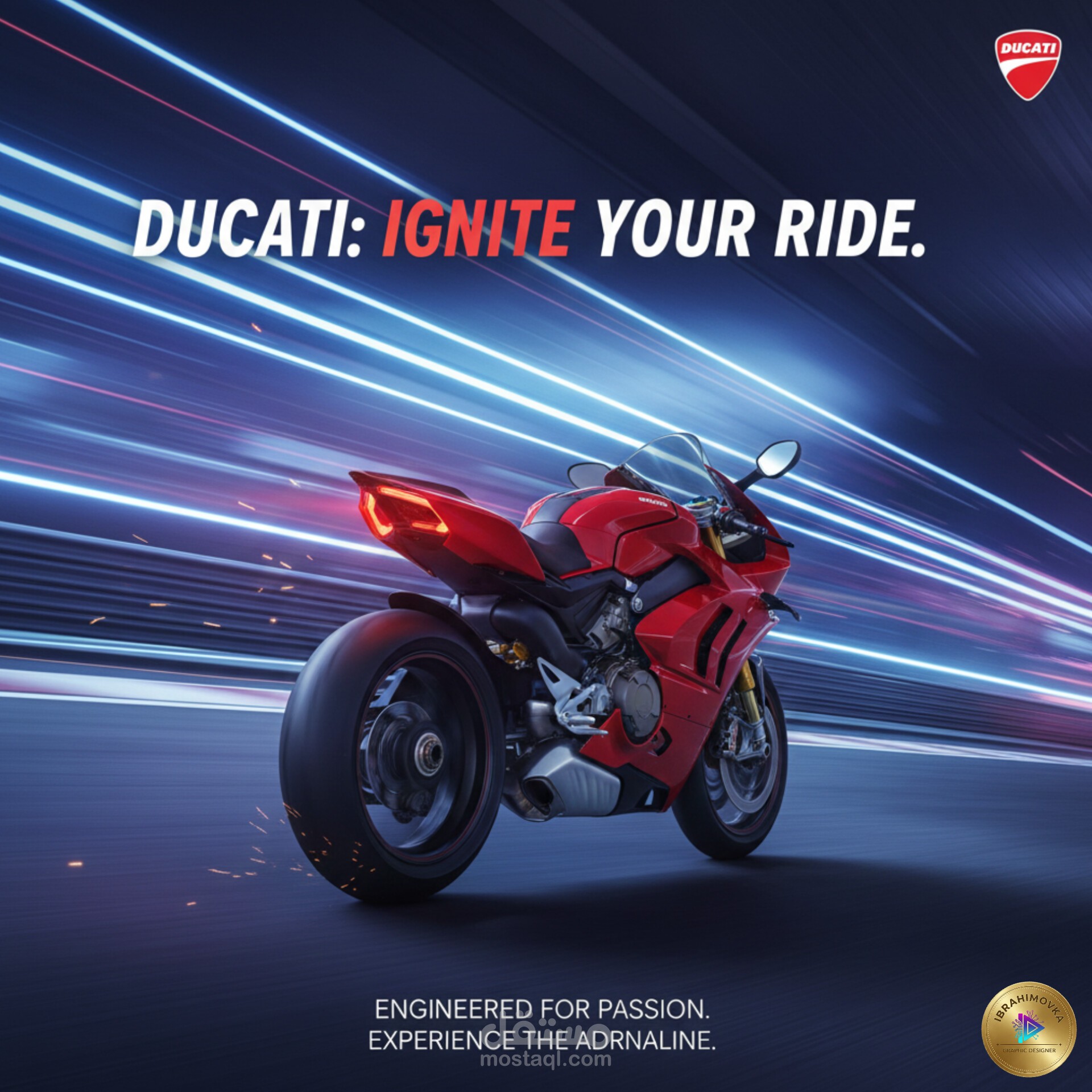 أحد الاعمال مع شركة Ducati