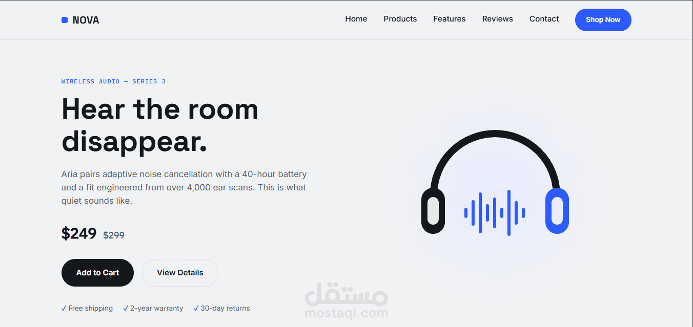 E-commerce Product Landing Page
