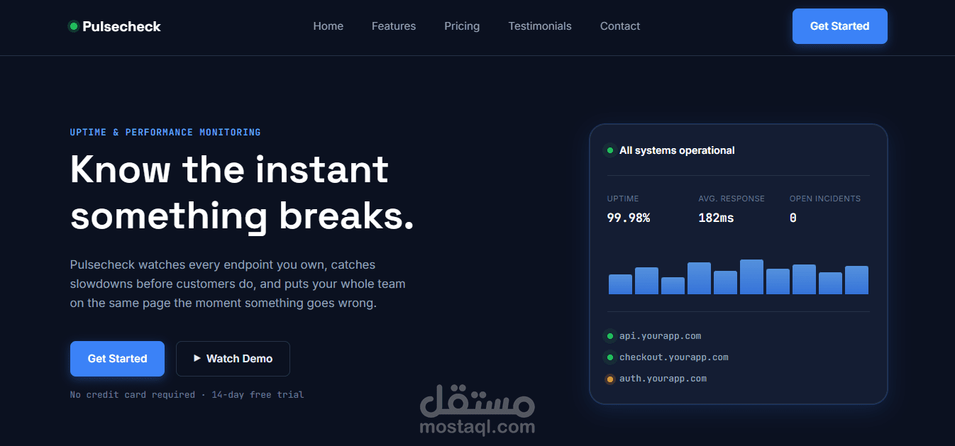 SaaS Landing Page
