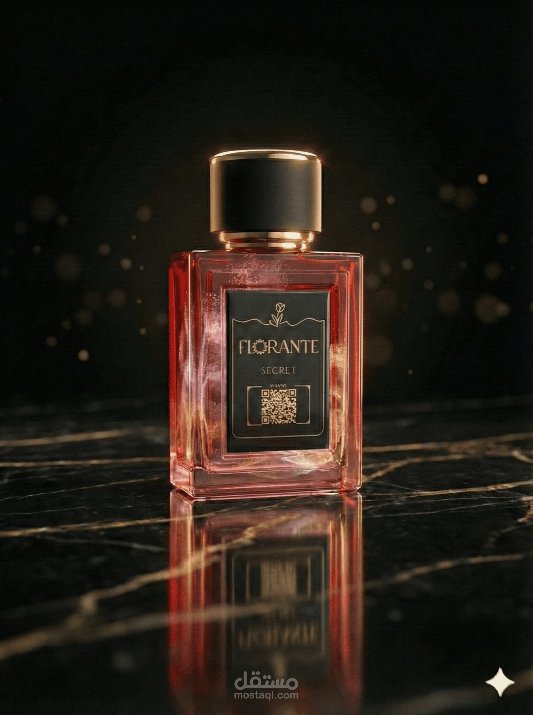 تصميم إعلان عطور احترافي بجودة عاليه