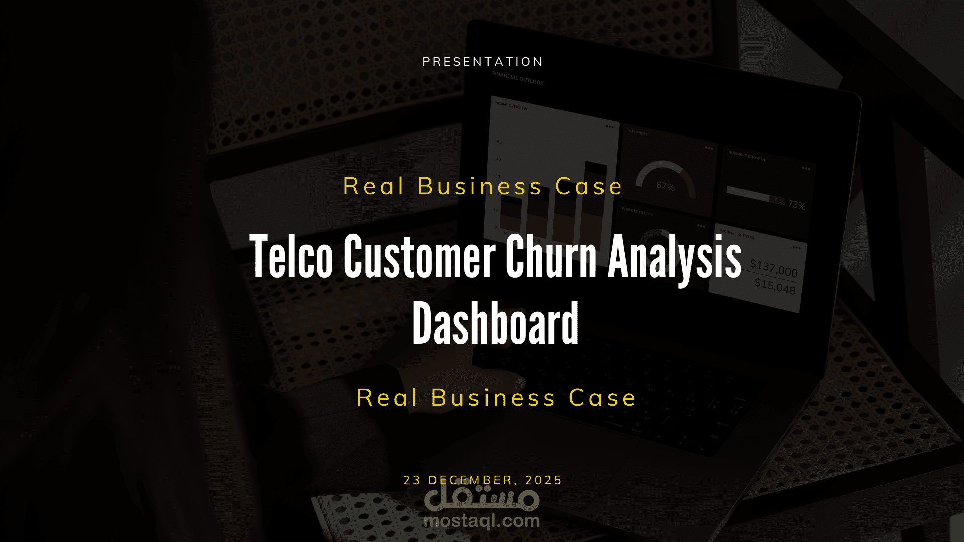 تحليل هجرة العملاء باستخدام Power BI – لوحة تحكم احترافية