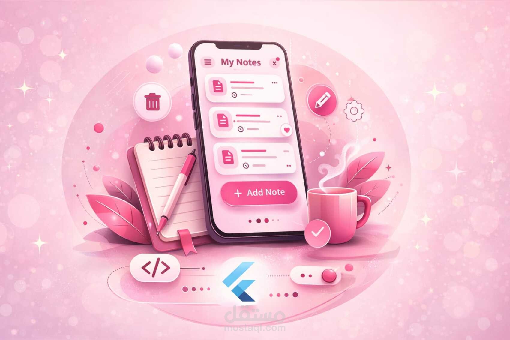 flutter location notes app