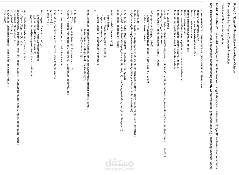 Project 3: "Edge AI" / Interactive – Rock-Paper-Scissors