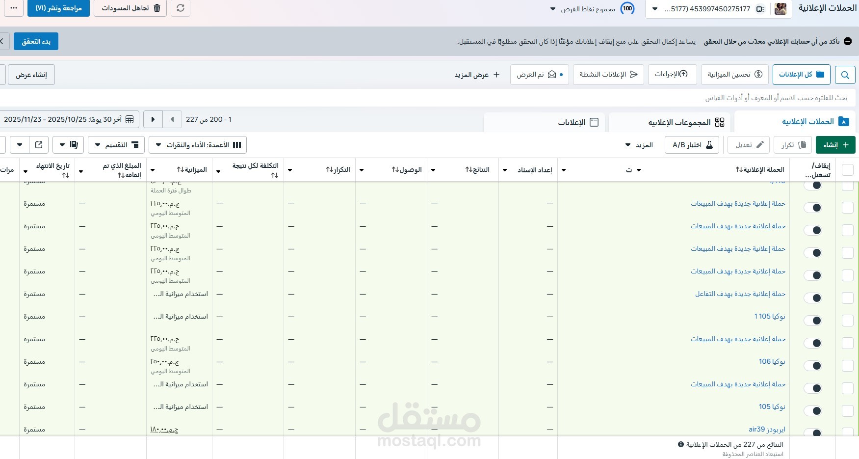 مدير حملات اعلانيه على فيس بوك
