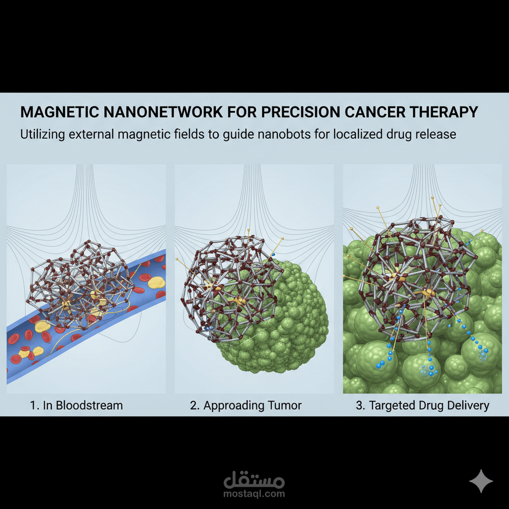 Innovative Magnetic Network for  Targeted Cancer Cell Treatment Using  Smart Nanotechnology
