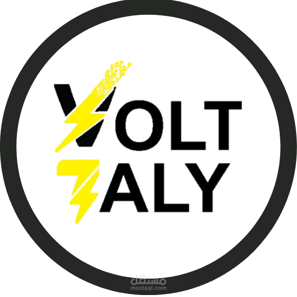 "Volt Aly" – Robotics Team Badge & Icon Design