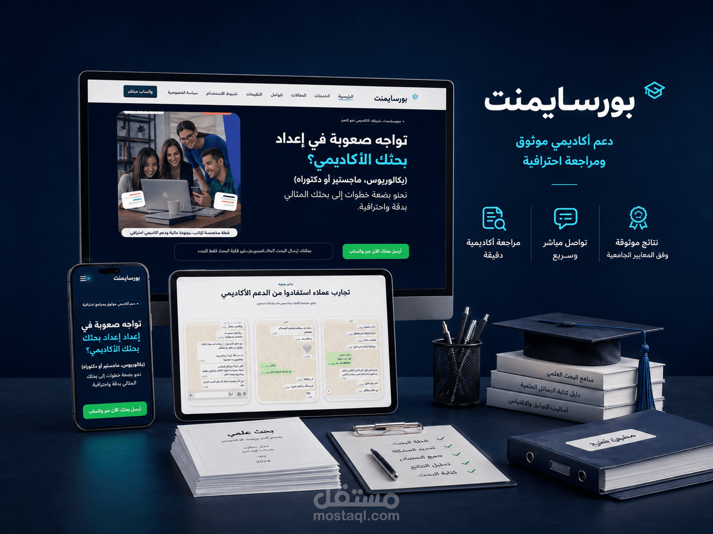 إعادة تصميم موقع شركة بورسايمنت الإماراتية وإصلاح نظام التتبع بالكامل للمنصات الإعلانية