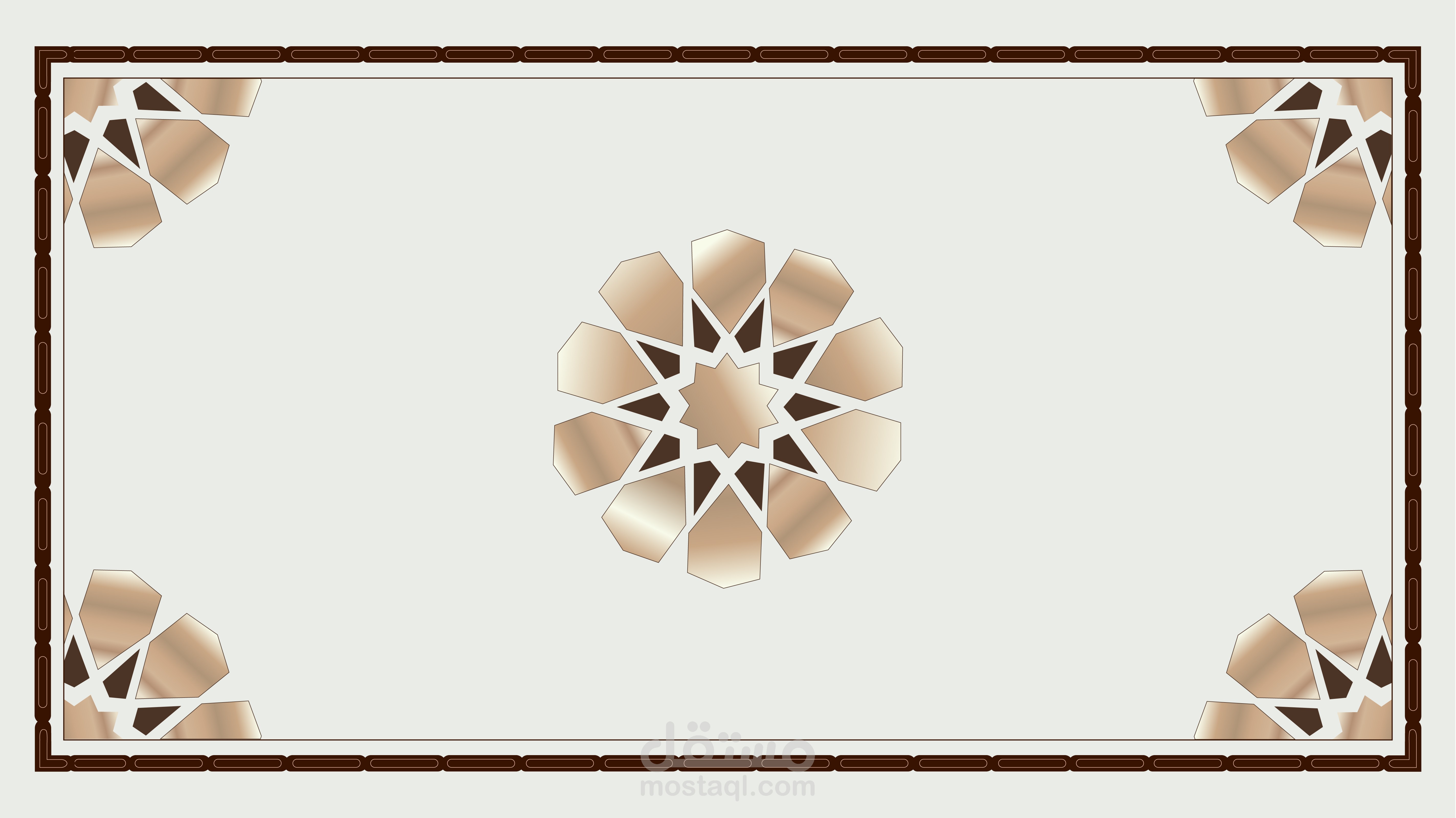 تصميم هوية بصرية متكاملة لمطعم شامي فاخر "الباشا"
