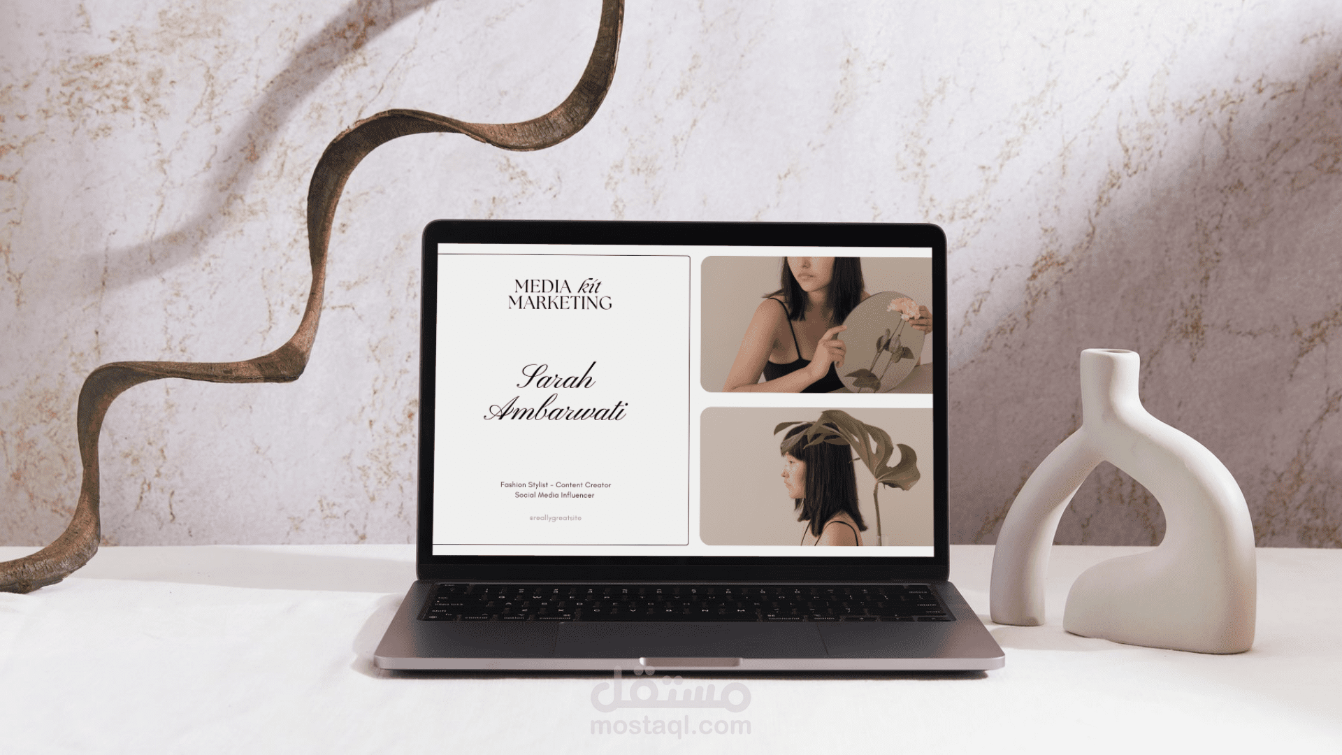 Modern Minimalist Influencer Media Kit | Canva Editable Template | Content Creator Press Kit | Social Media Branding Kit | Media Kit for Bloggers
