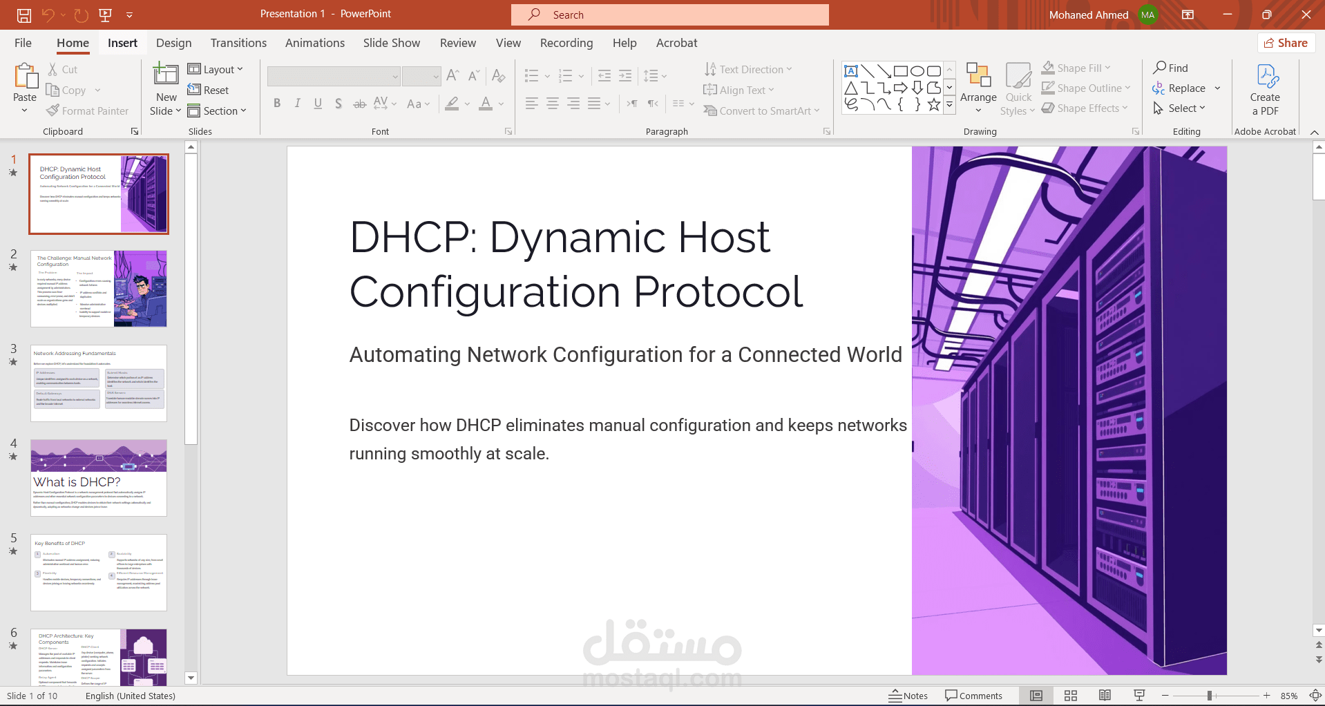 تصميم عروض PowerPoint احترافية — برزنتيشن مميز وجاهز للعرض بجودة عالية