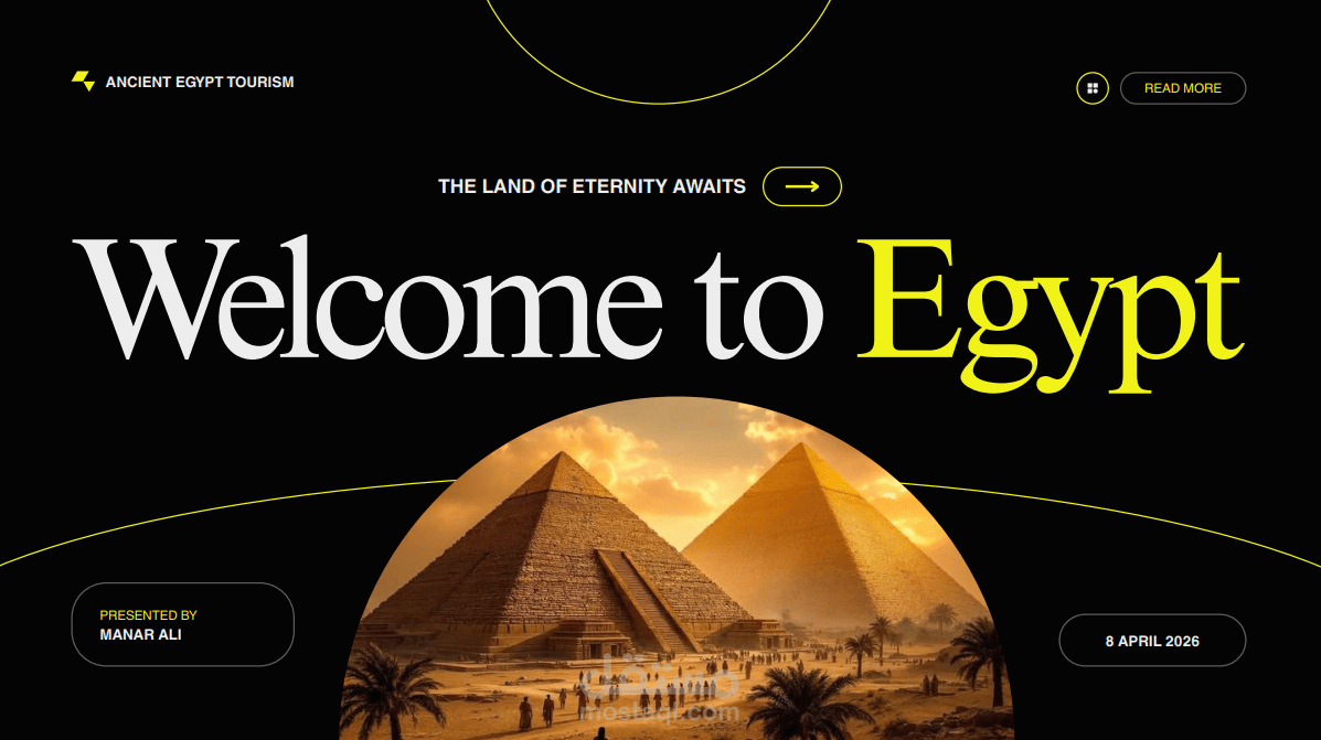 تصميم عرض تقديمي (Presentation) احترافي ومتحرك بجودة عالمية