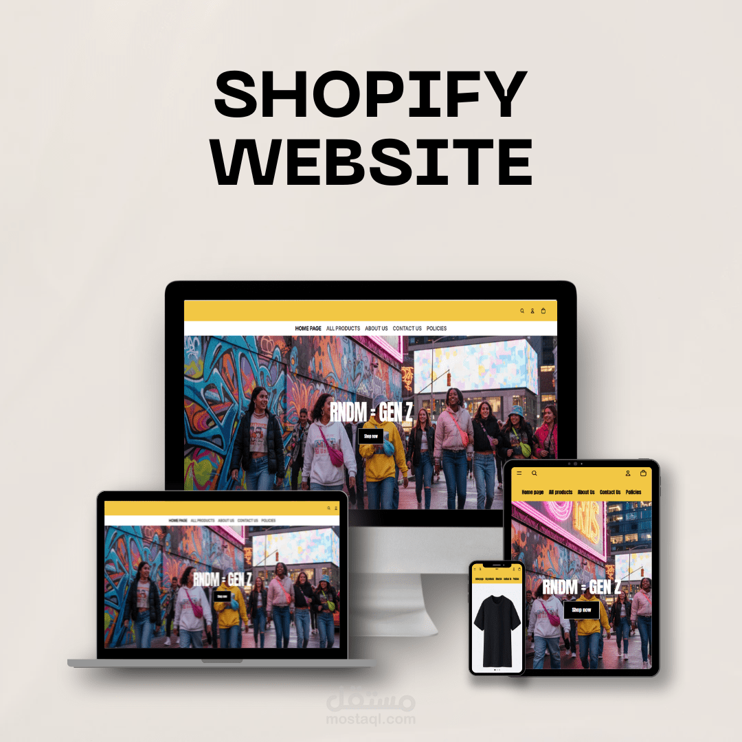 Shopify store ( RNDM )