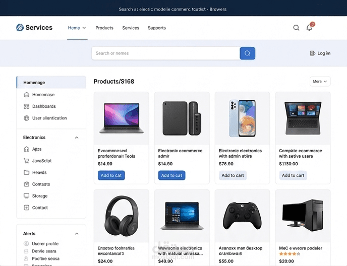 متجر إلكتروني متكامل (E-Commerce Platform)