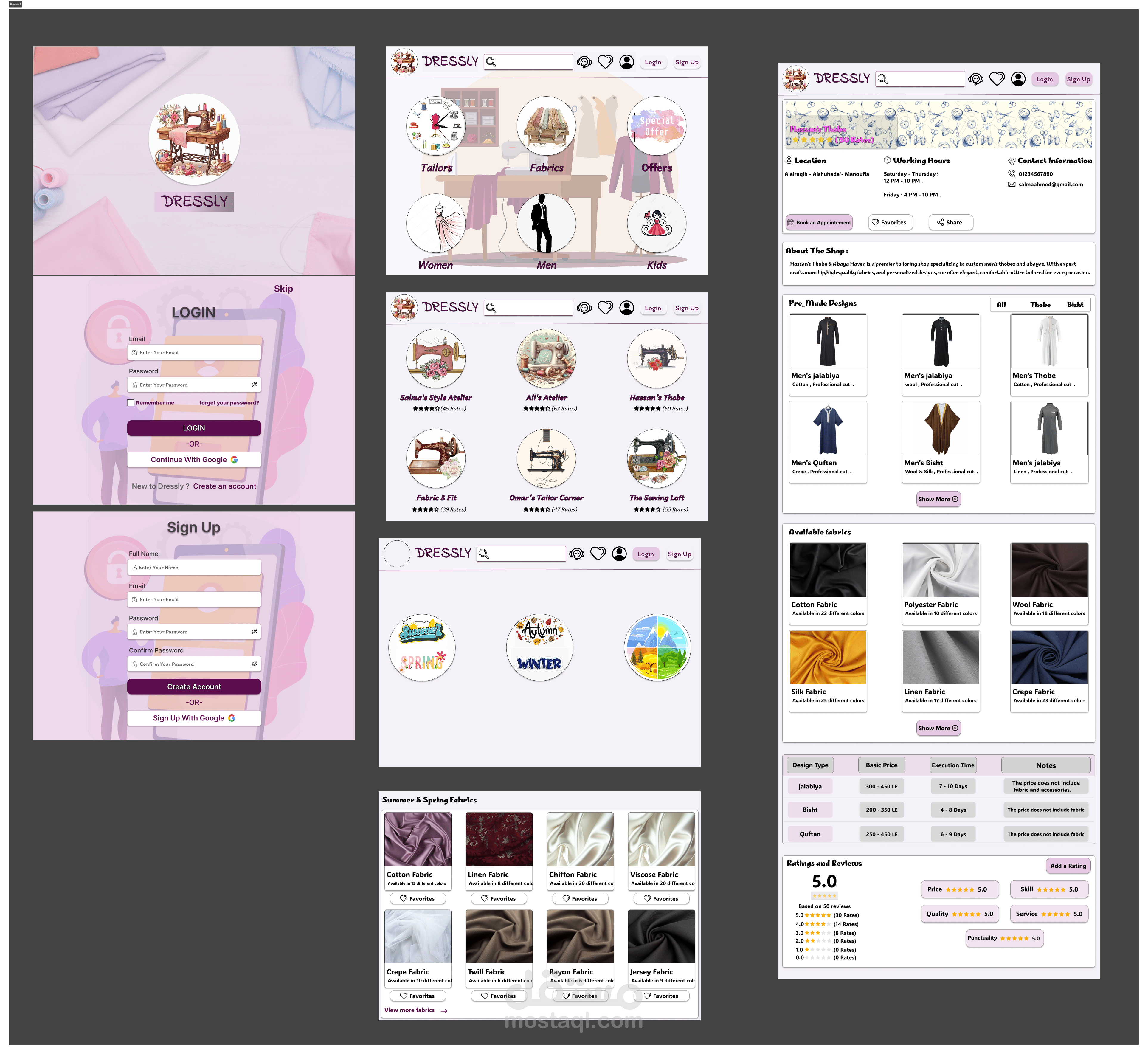 Dressly Website
