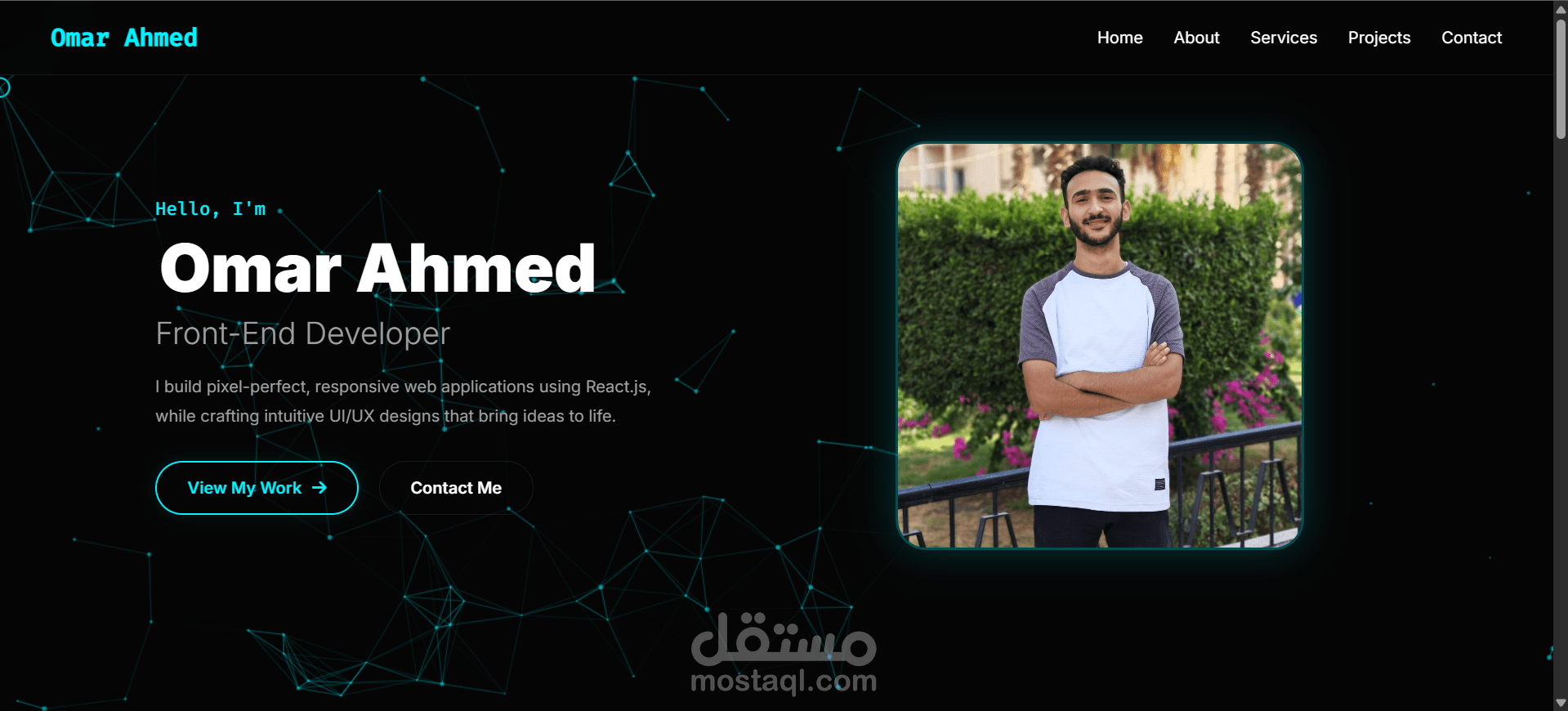تصميم برتوفوليو ويب