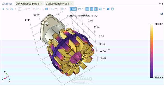 a sample of COMSOL Multiphysics for project