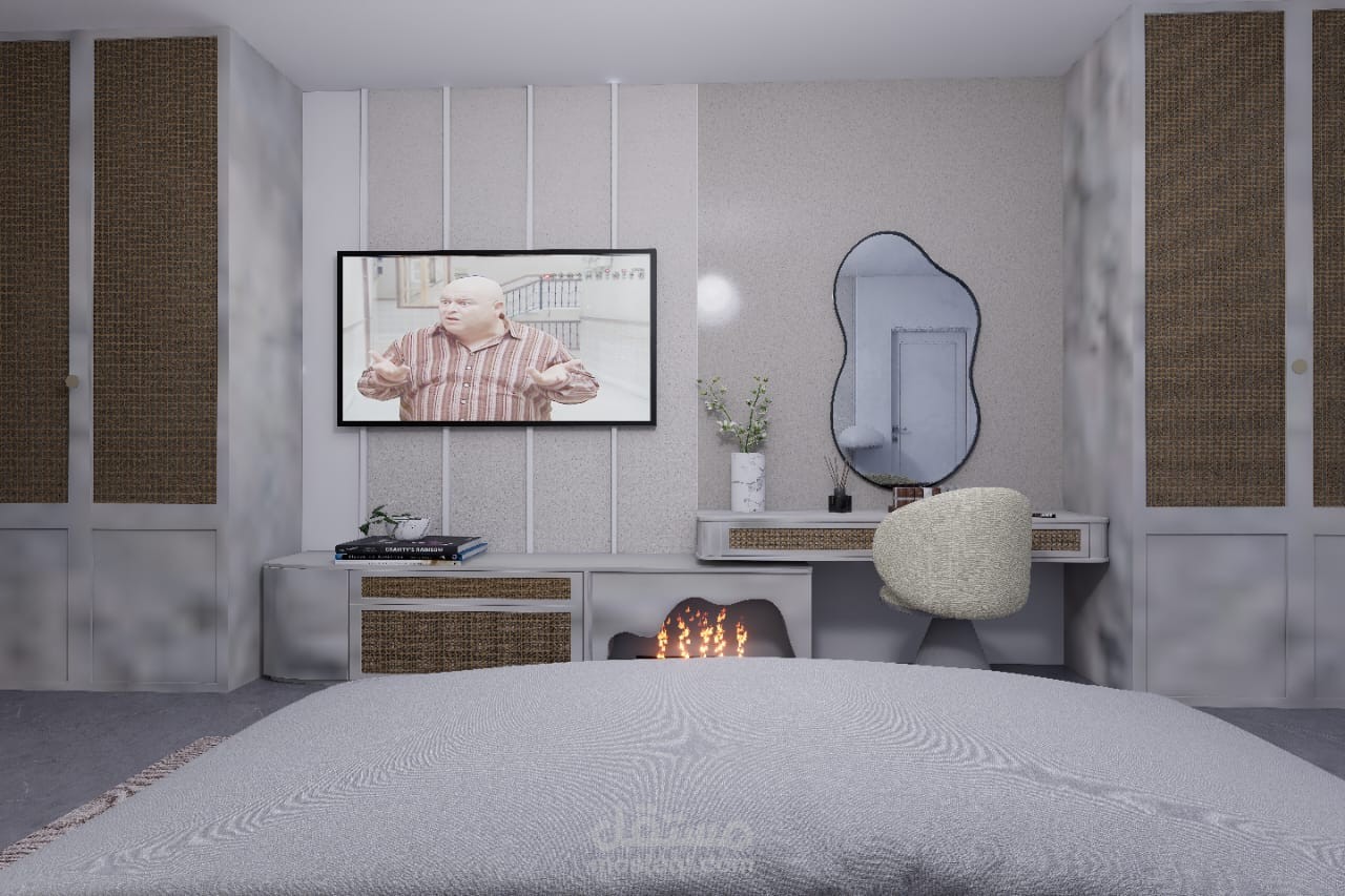 مشروع تصميم داخلي لشقّة "Appartement"